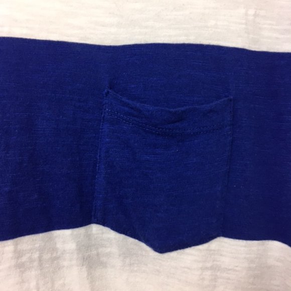 NWOT - English Laundry, Men, Crewneck T-shirt, Short Sleeve, White/Blue, size L - Picture 4 of 11